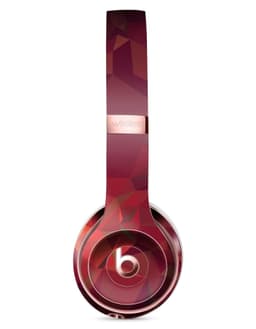 image-Red Geometric V2 Full-Body Skin Kit for the Beats by Dre Solo 3
