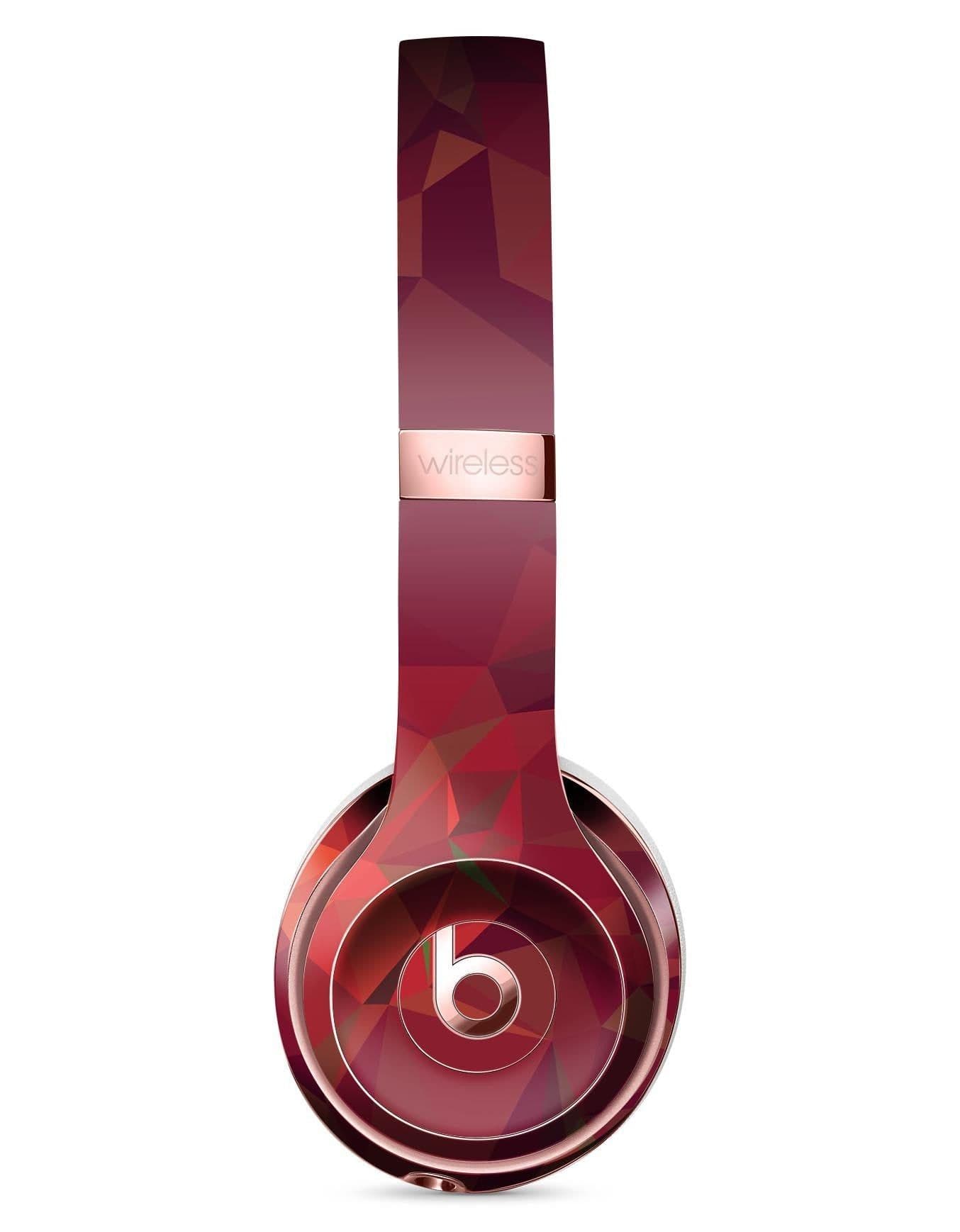 image-Red Geometric V2 Full-Body Skin Kit for the Beats by Dre Solo 3