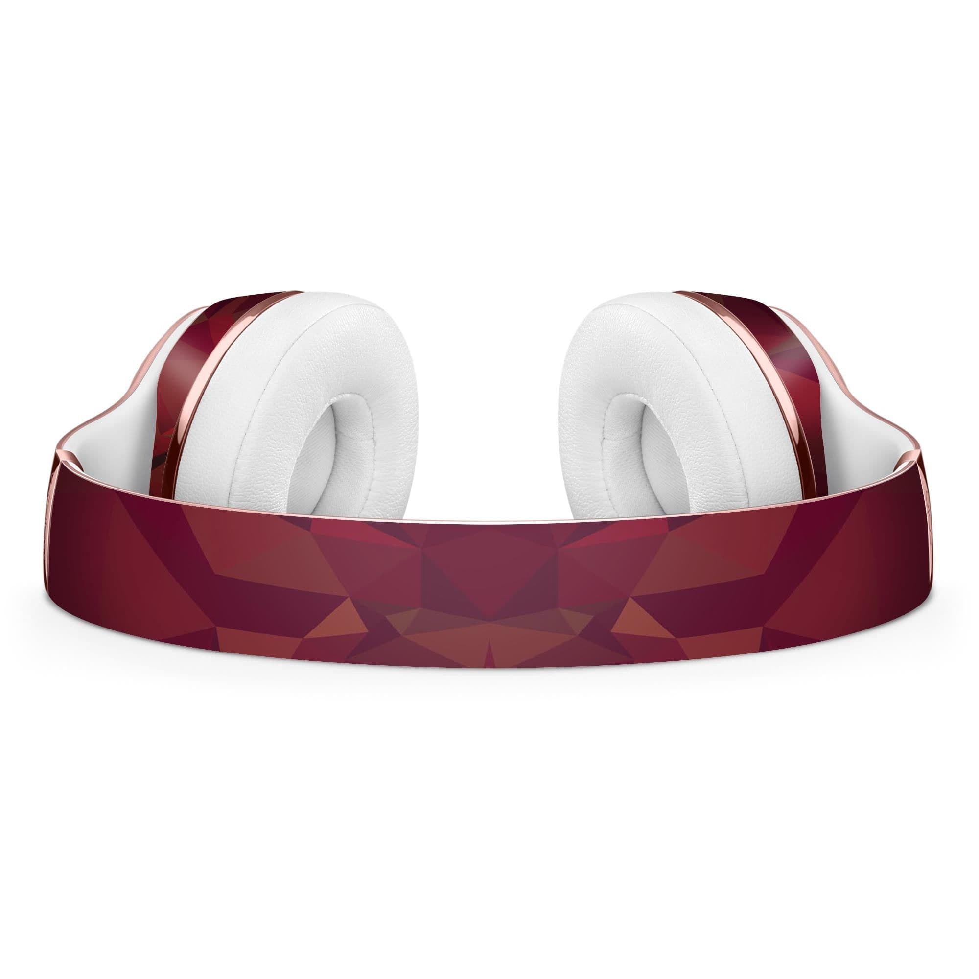 image-Red Geometric V2 Full-Body Skin Kit for the Beats by Dre Solo 3