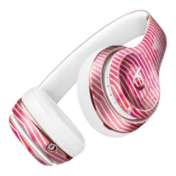 image-Pink Watercolor Over White Chevron Full-Body Skin Kit for the Beats by