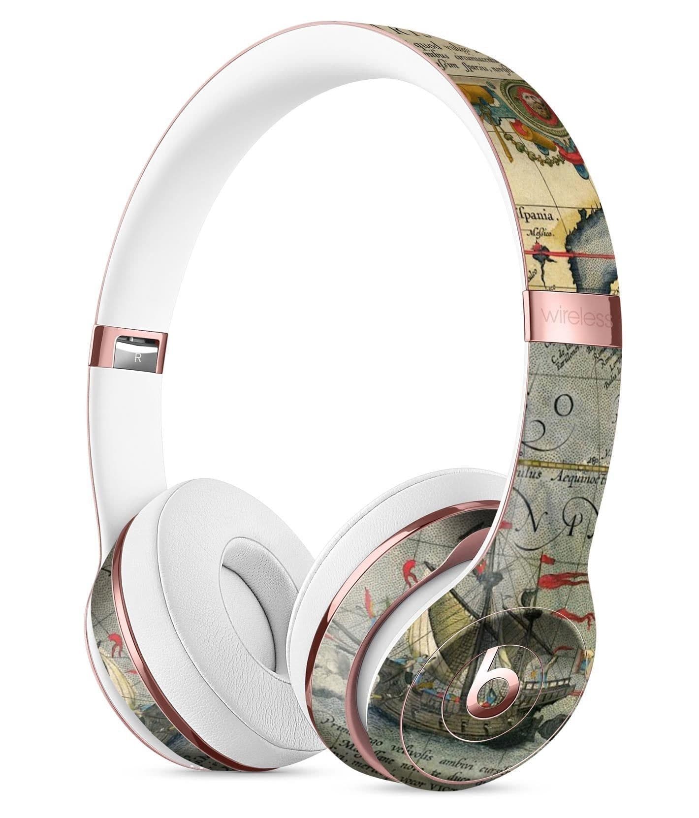 image-The Vintage Coast Map Full-Body Skin Kit for the Beats by Dre Solo 3