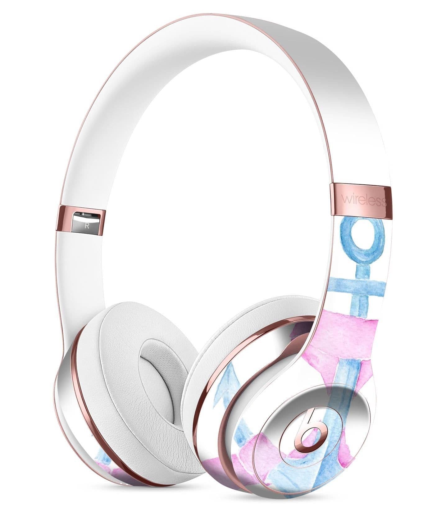 image-Watercolored Ribbon on Anchor Full-Body Skin Kit for the Beats by Dre