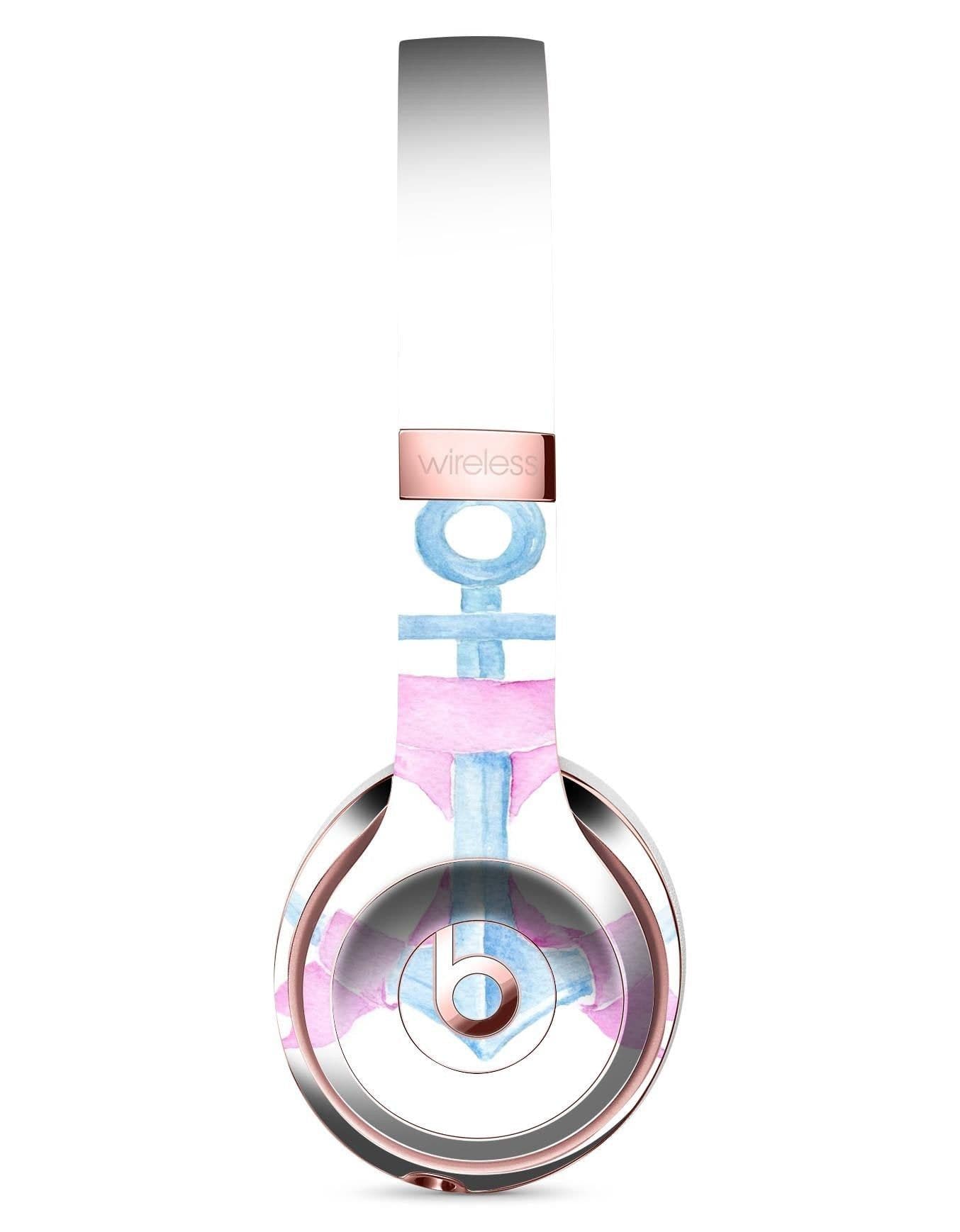 image-Watercolored Ribbon on Anchor Full-Body Skin Kit for the Beats by Dre