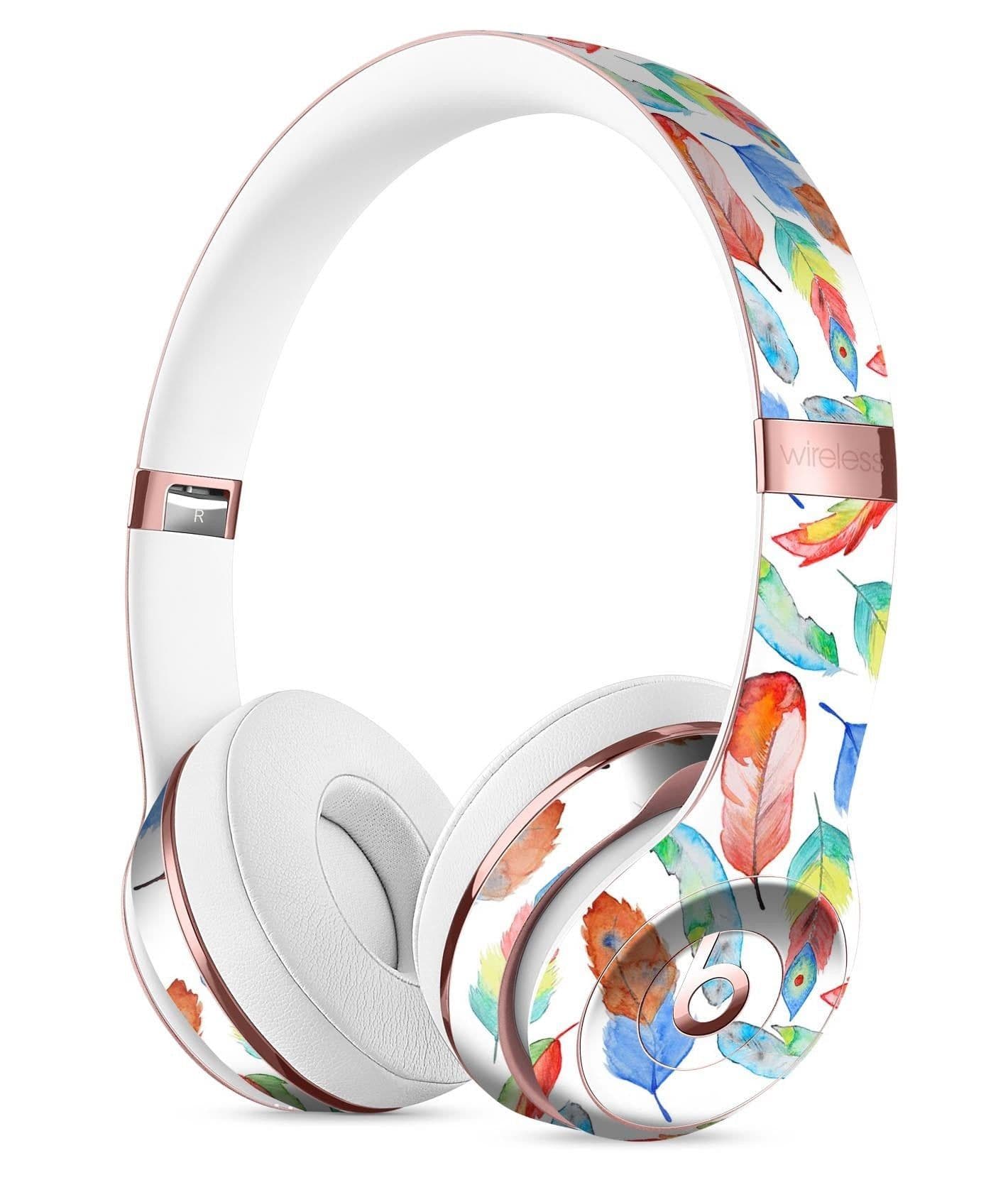 image-Vibrant Colorful Brushed Feathers Full-Body Skin Kit for the Beats by