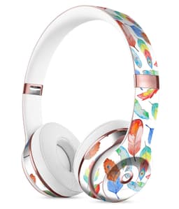 image-Vibrant Colorful Brushed Feathers Full-Body Skin Kit for the Beats by