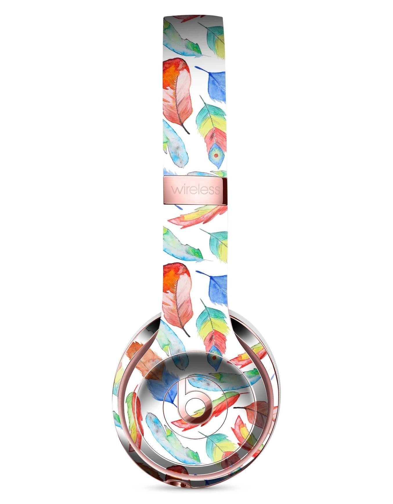 image-Vibrant Colorful Brushed Feathers Full-Body Skin Kit for the Beats by