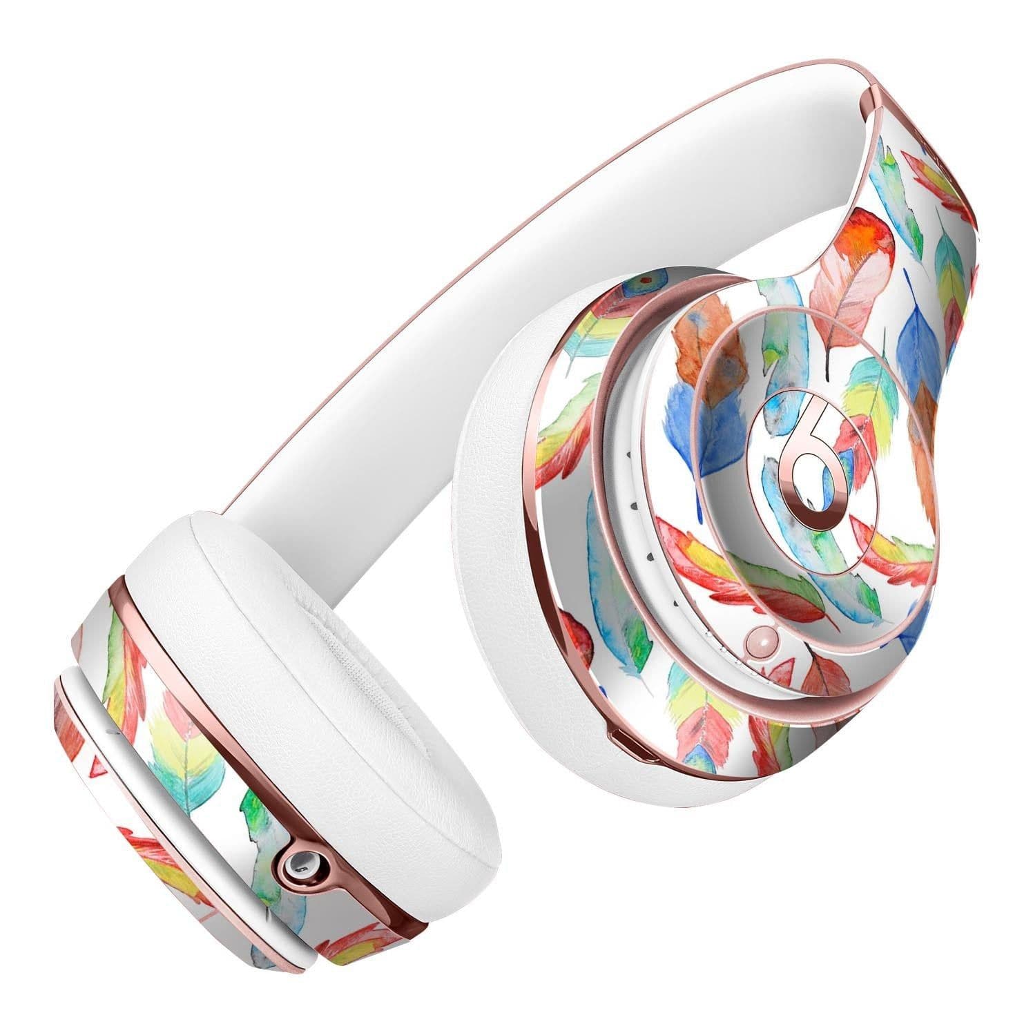 image-Vibrant Colorful Brushed Feathers Full-Body Skin Kit for the Beats by