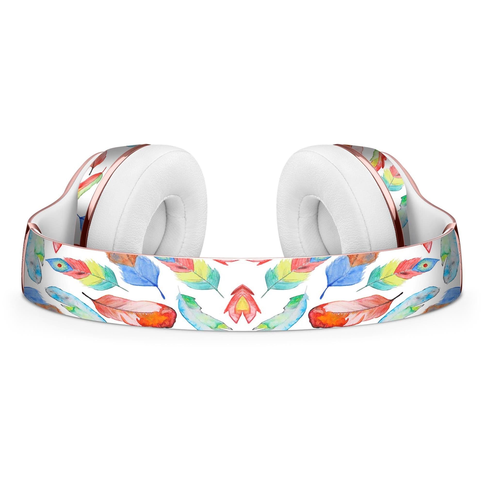 image-Vibrant Colorful Brushed Feathers Full-Body Skin Kit for the Beats by