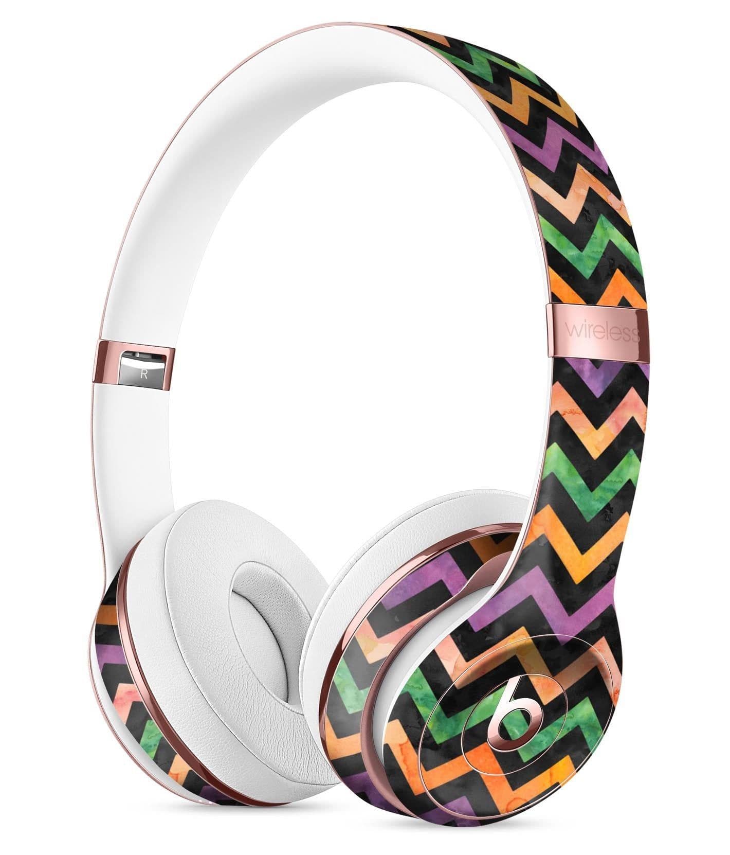 image-Halloween Watercolor Chevron Pattern Full-Body Skin Kit for the Beats
