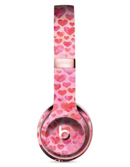 image-Pink Watercolor Hearts V2 Full-Body Skin Kit for the Beats by Dre Solo