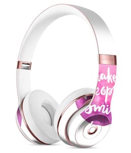 image-Watercolor Pink Make People Smile Full-Body Skin Kit for the Beats by