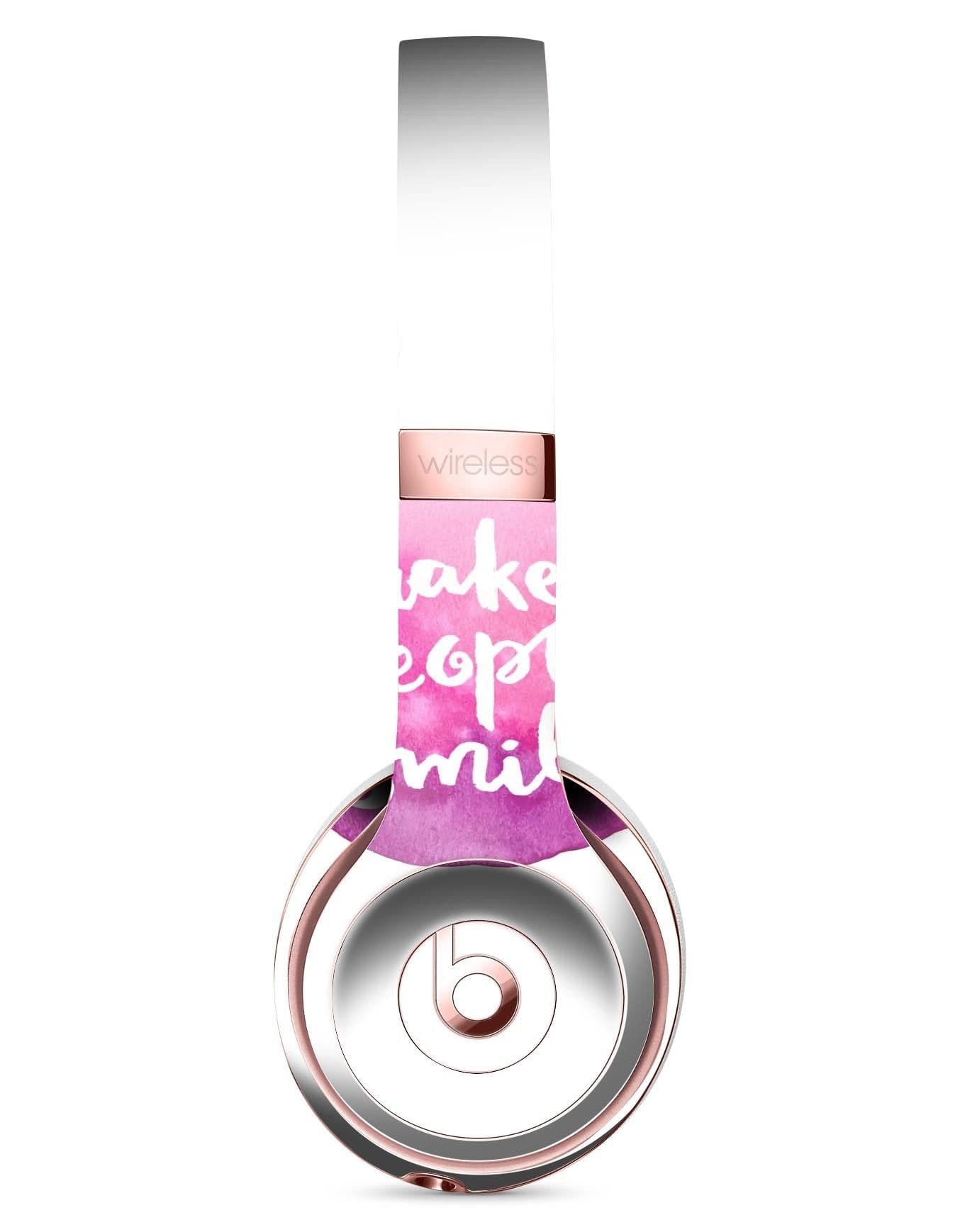 image-Watercolor Pink Make People Smile Full-Body Skin Kit for the Beats by