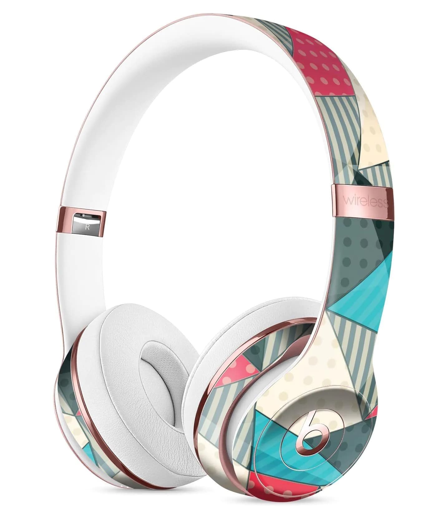 image-Geometry and Polkadots Full-Body Skin Kit for the Beats by Dre Solo 3