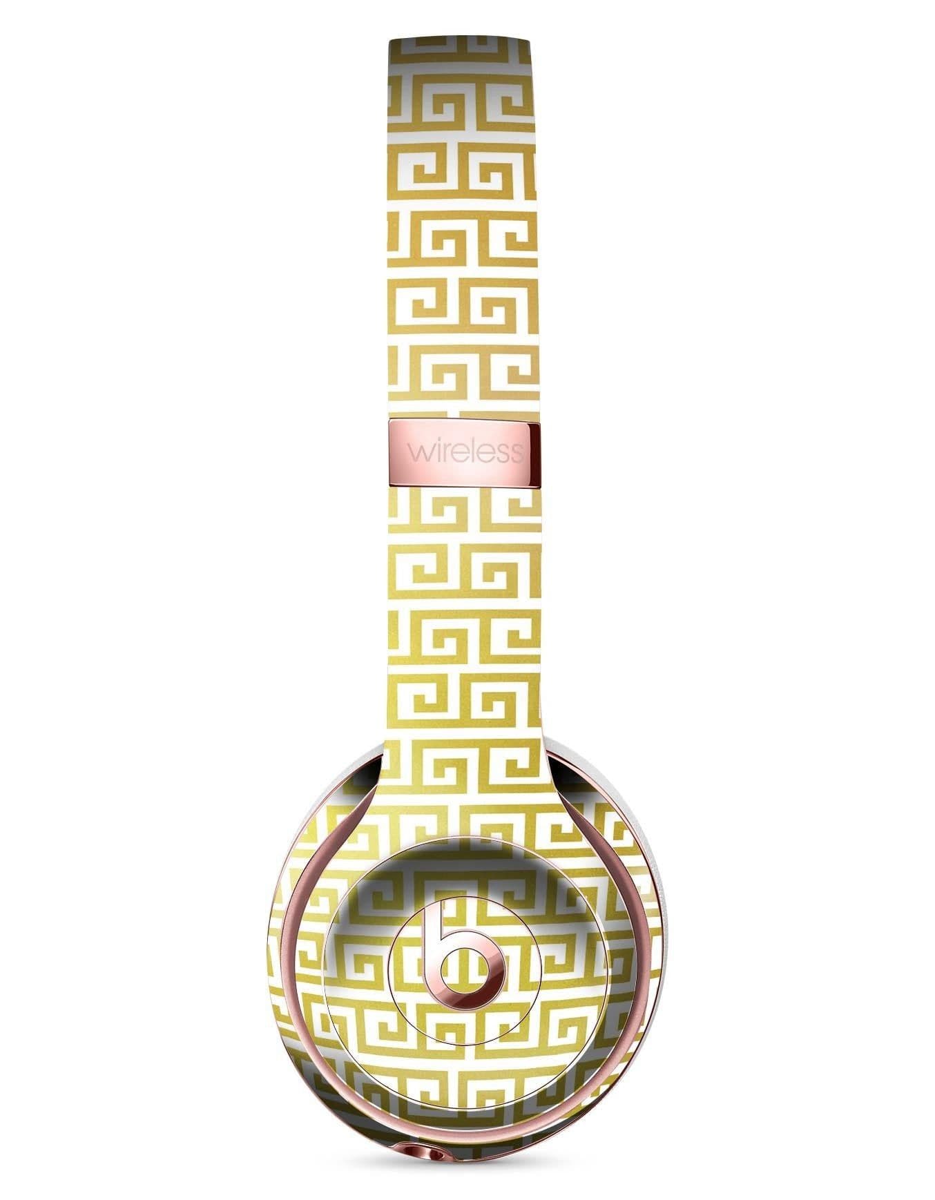 image-Golden Greek Pattern Full-Body Skin Kit for the Beats by Dre Solo 3