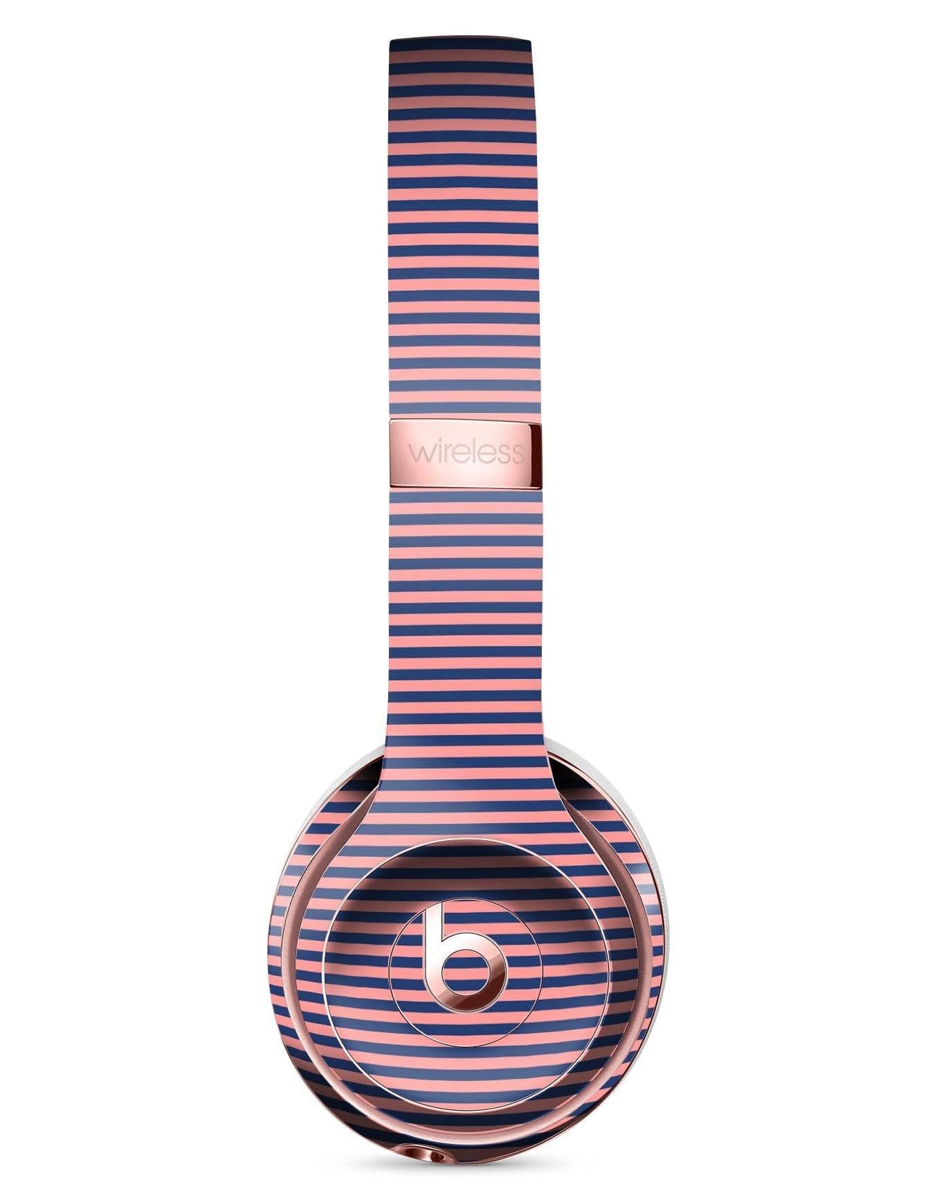 image-Coral and Nay Horizontal Lines 2 Full-Body Skin Kit for the Beats by
