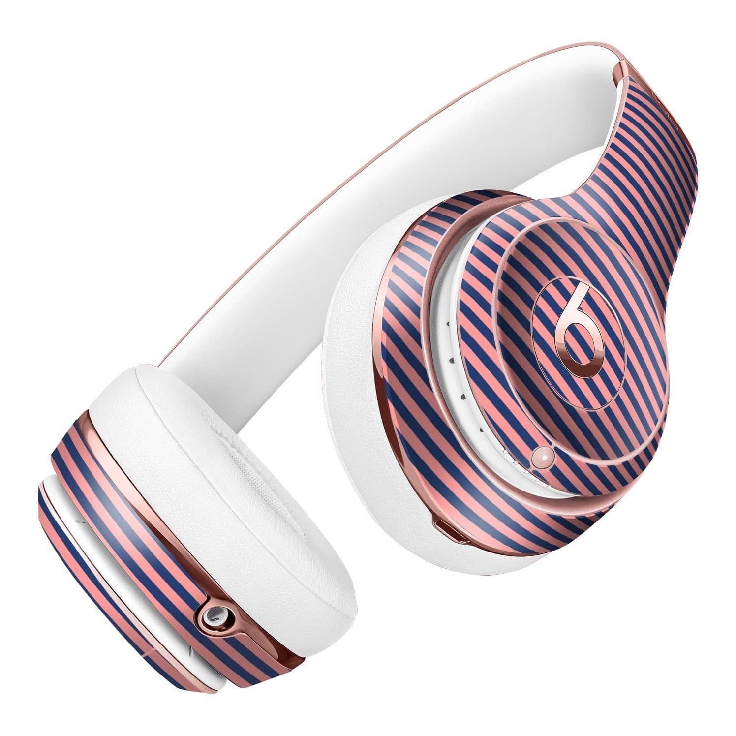 image-Coral and Nay Horizontal Lines 2 Full-Body Skin Kit for the Beats by
