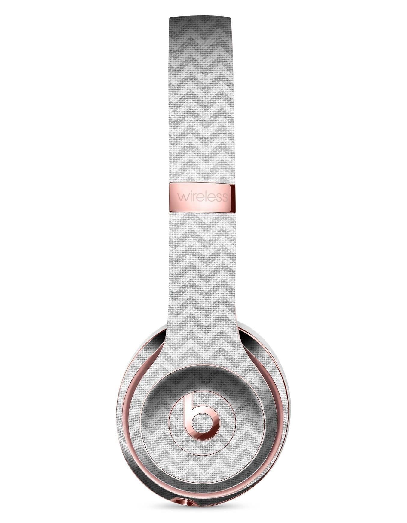 image-Shades of Gray Horizontal Chevron Full-Body Skin Kit for the Beats by