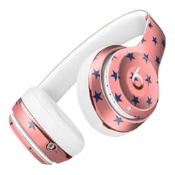 image-Navy Stars Over Coral Pattern 2 Full-Body Skin Kit for the Beats by