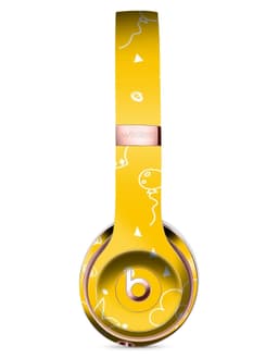 image-Bright Yellow Jester hat with Balloons Full-Body Skin Kit for the