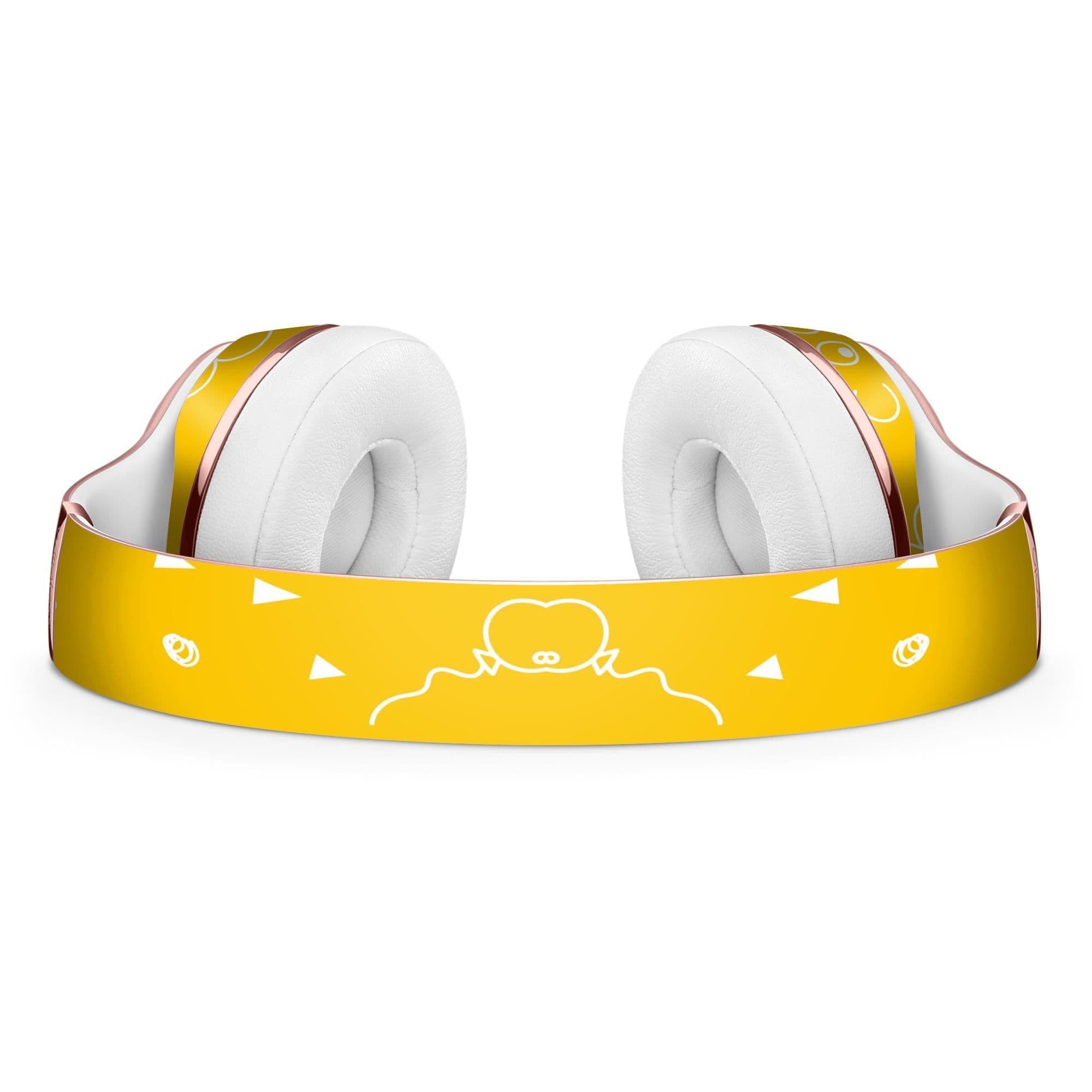 image-Bright Yellow Jester hat with Balloons Full-Body Skin Kit for the