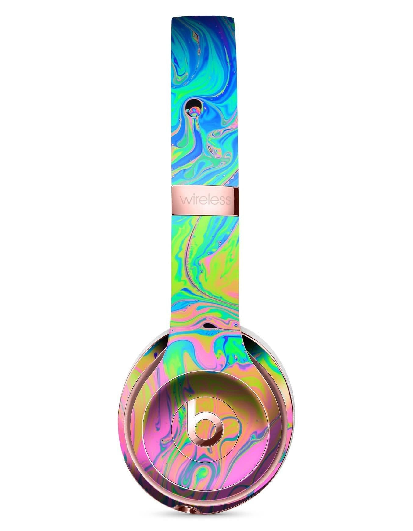 image-Neon Color Swirls Full-Body Skin Kit for the Beats by Dre Solo 3