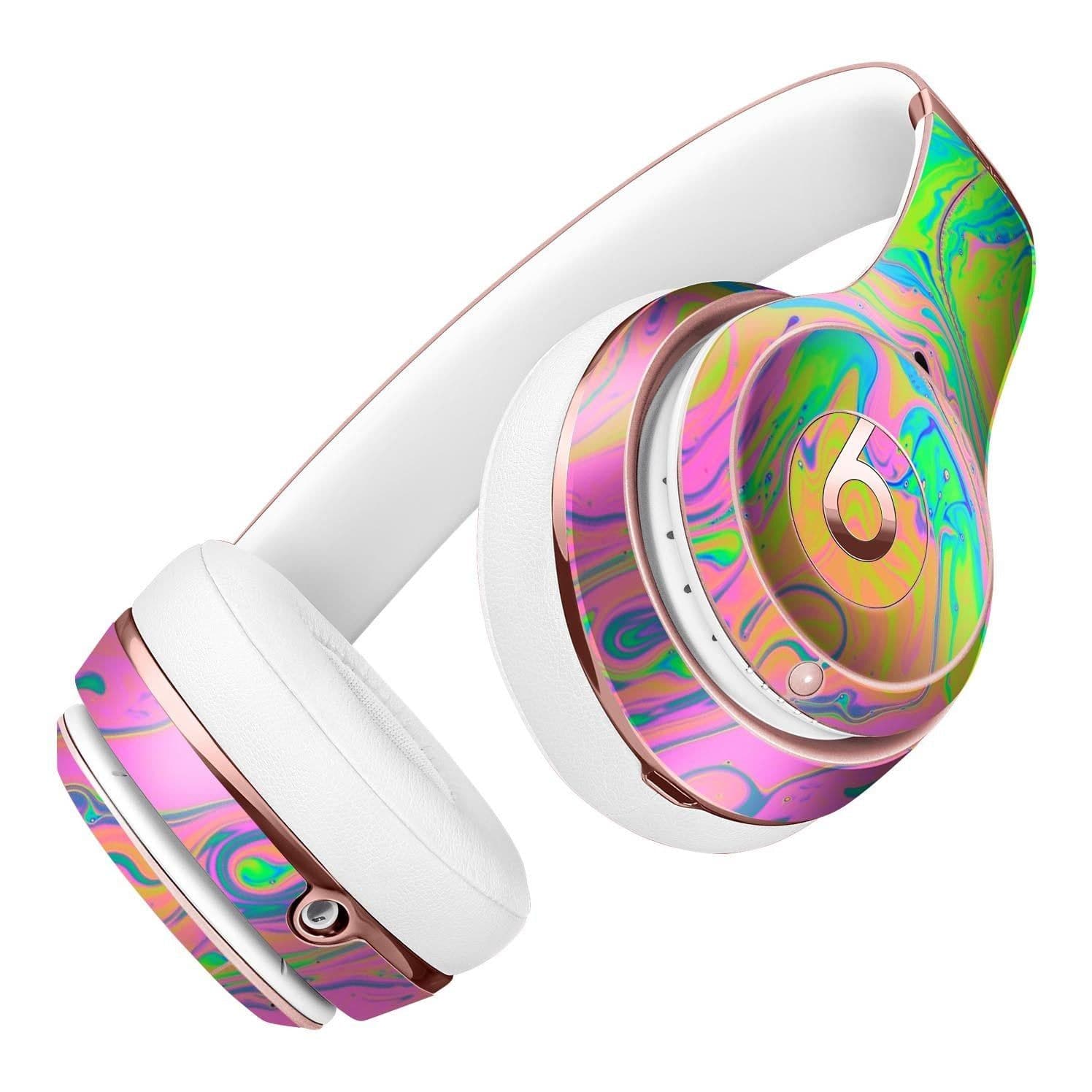 image-Neon Color Swirls Full-Body Skin Kit for the Beats by Dre Solo 3