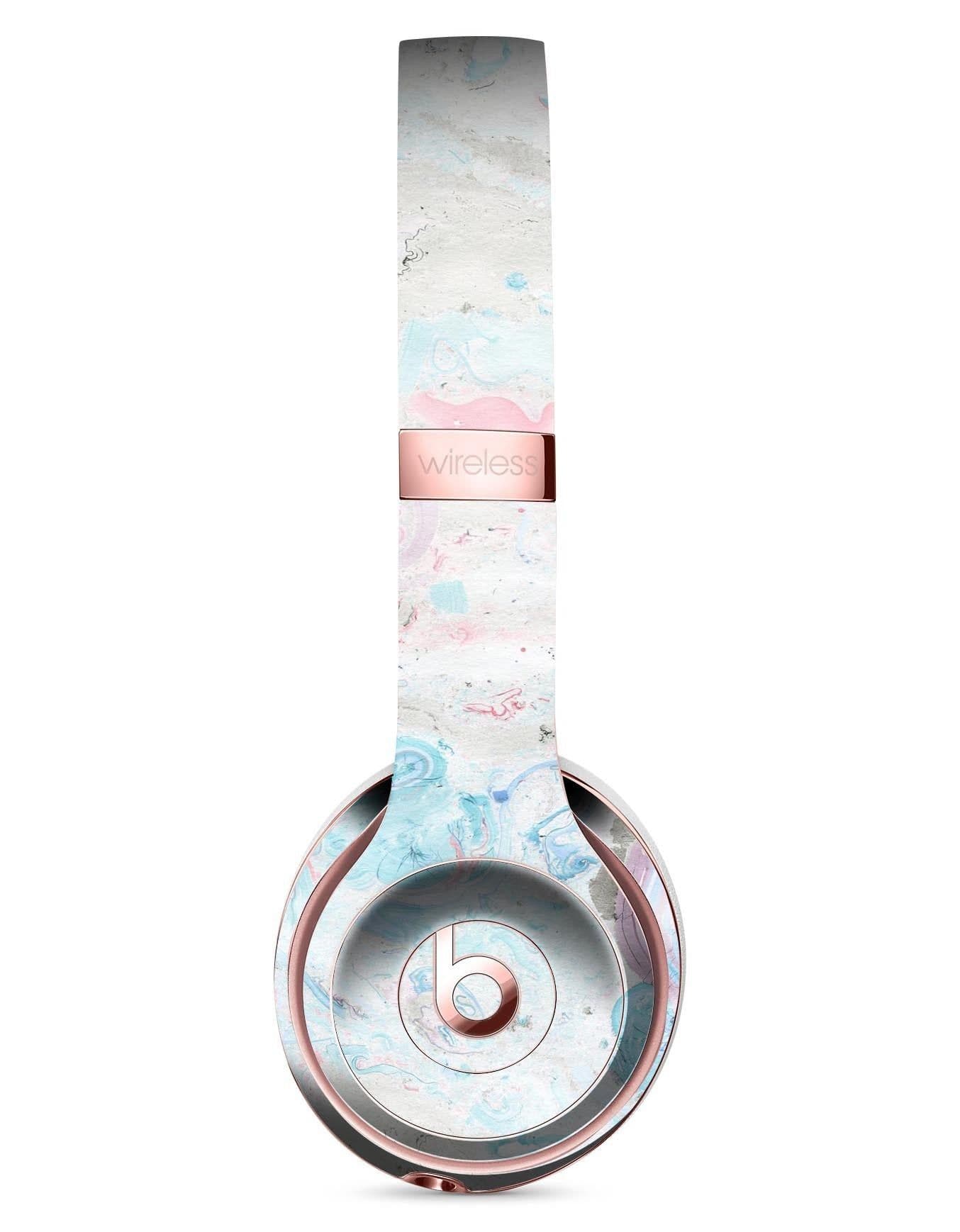 image-Marbleized Pink and Blue Blotch Full-Body Skin Kit for the Beats by