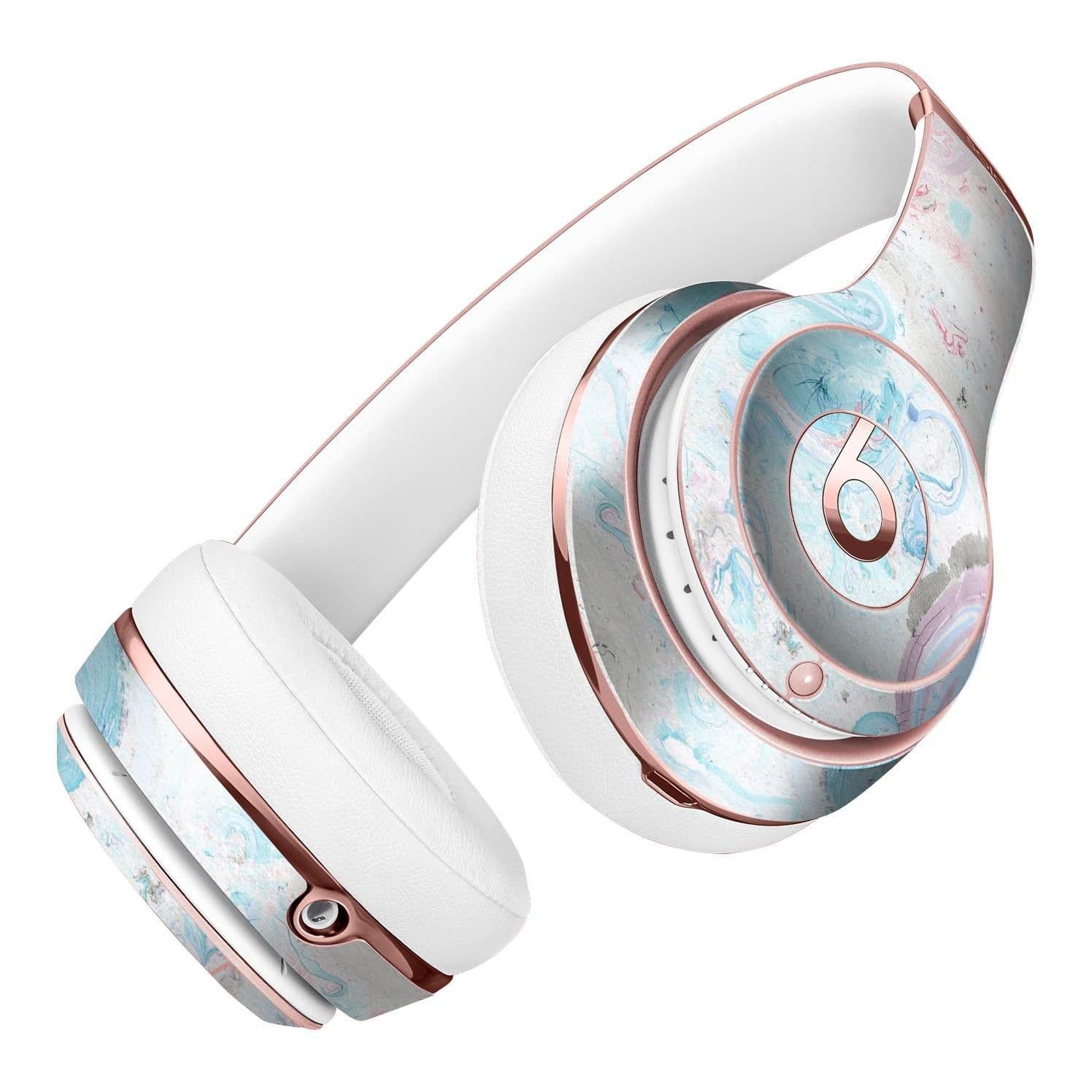 image-Marbleized Pink and Blue Blotch Full-Body Skin Kit for the Beats by