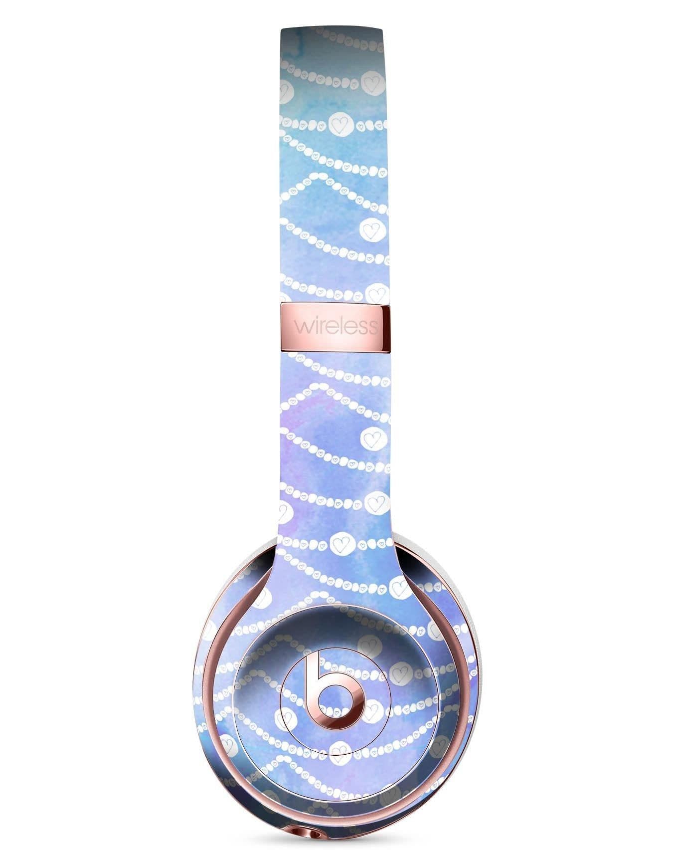 image-Blue and Purple Watercolor Waves Full-Body Skin Kit for the Beats by