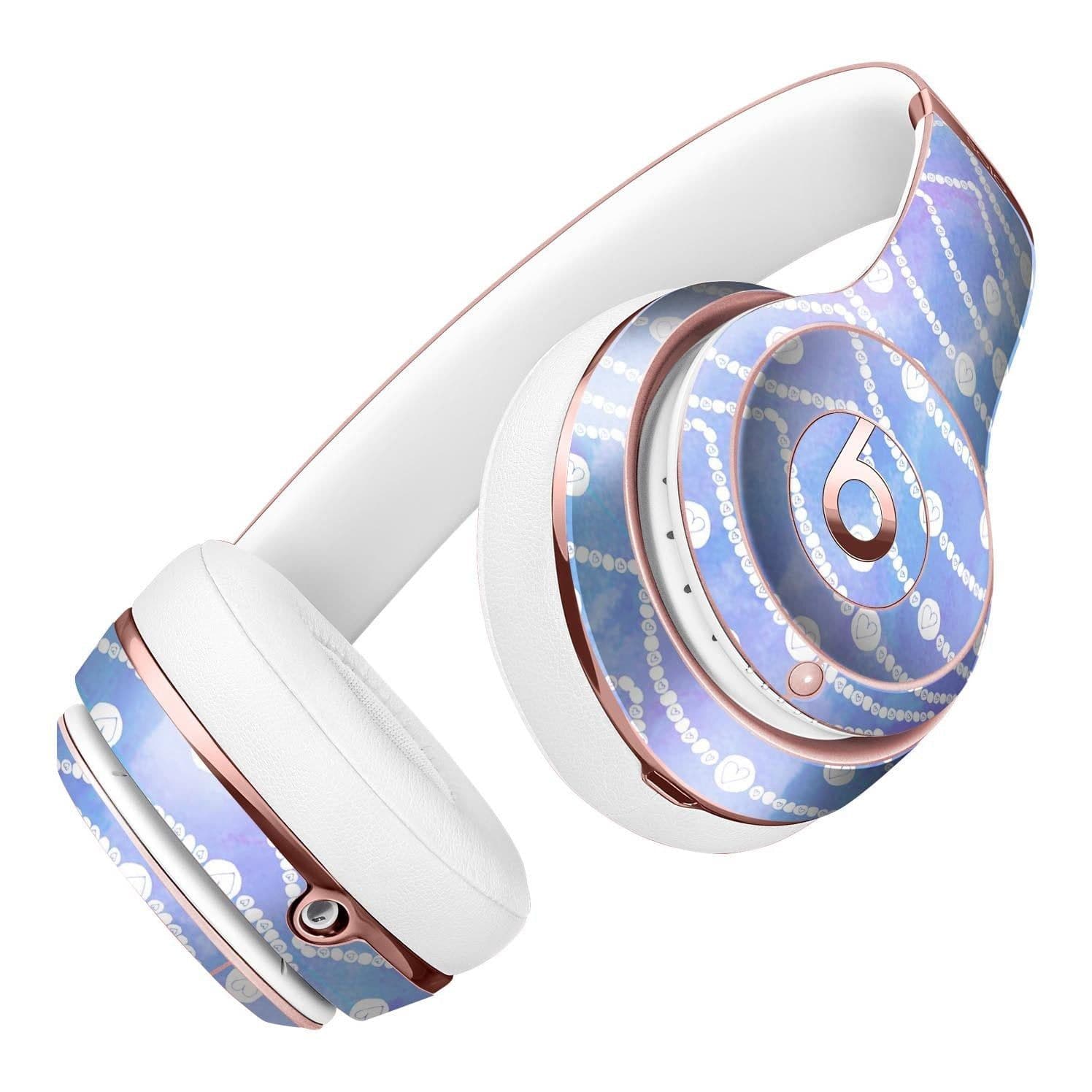 image-Blue and Purple Watercolor Waves Full-Body Skin Kit for the Beats by