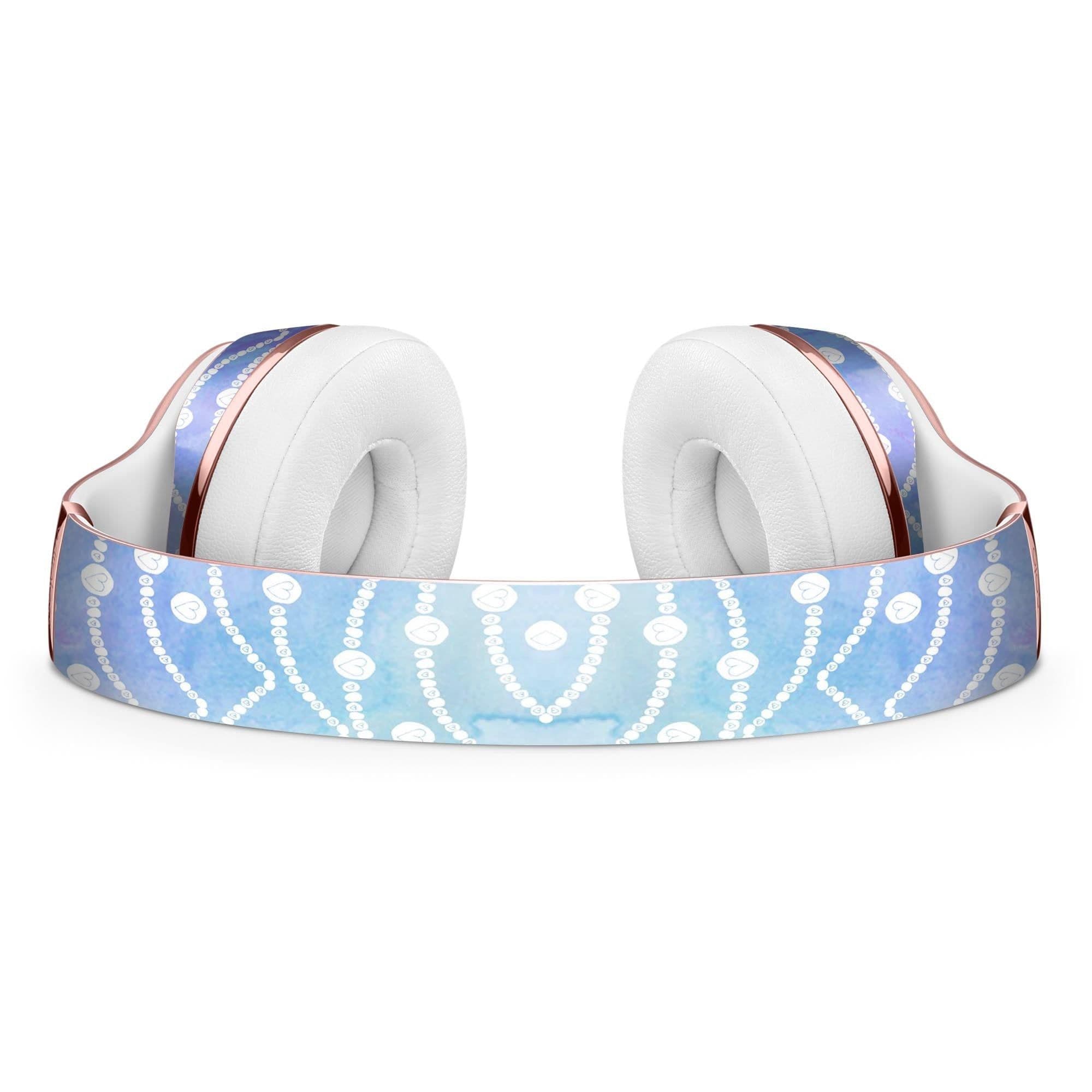 image-Blue and Purple Watercolor Waves Full-Body Skin Kit for the Beats by