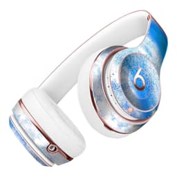 image-Blue Watercolor on White Full-Body Skin Kit for the Beats by Dre Solo