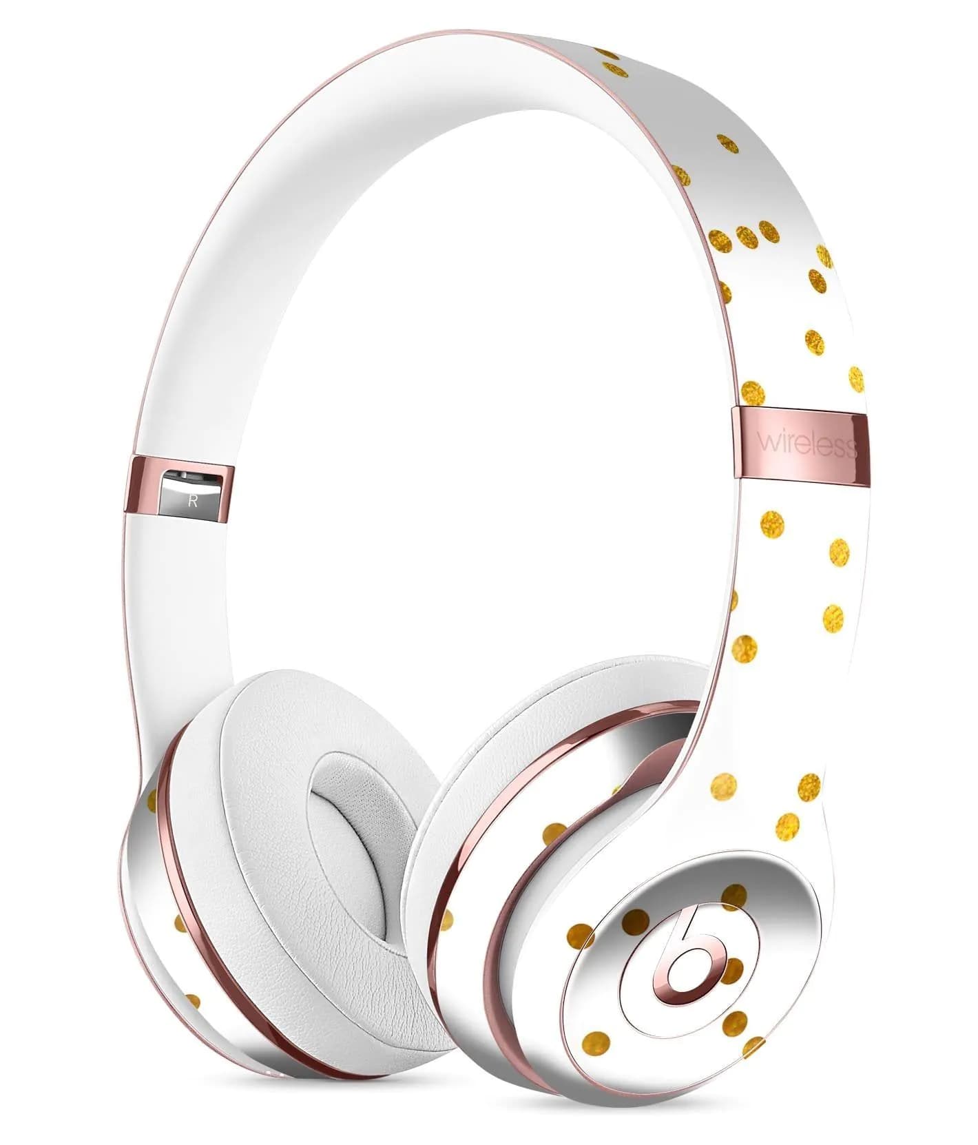 image-Scattered Golden Micro Polka Dots Full-Body Skin Kit for the Beats by