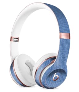 image-Cobalt Scratched Fabric Surface Full-Body Skin Kit for the Beats by