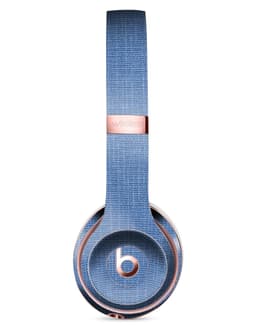 image-Cobalt Scratched Fabric Surface Full-Body Skin Kit for the Beats by