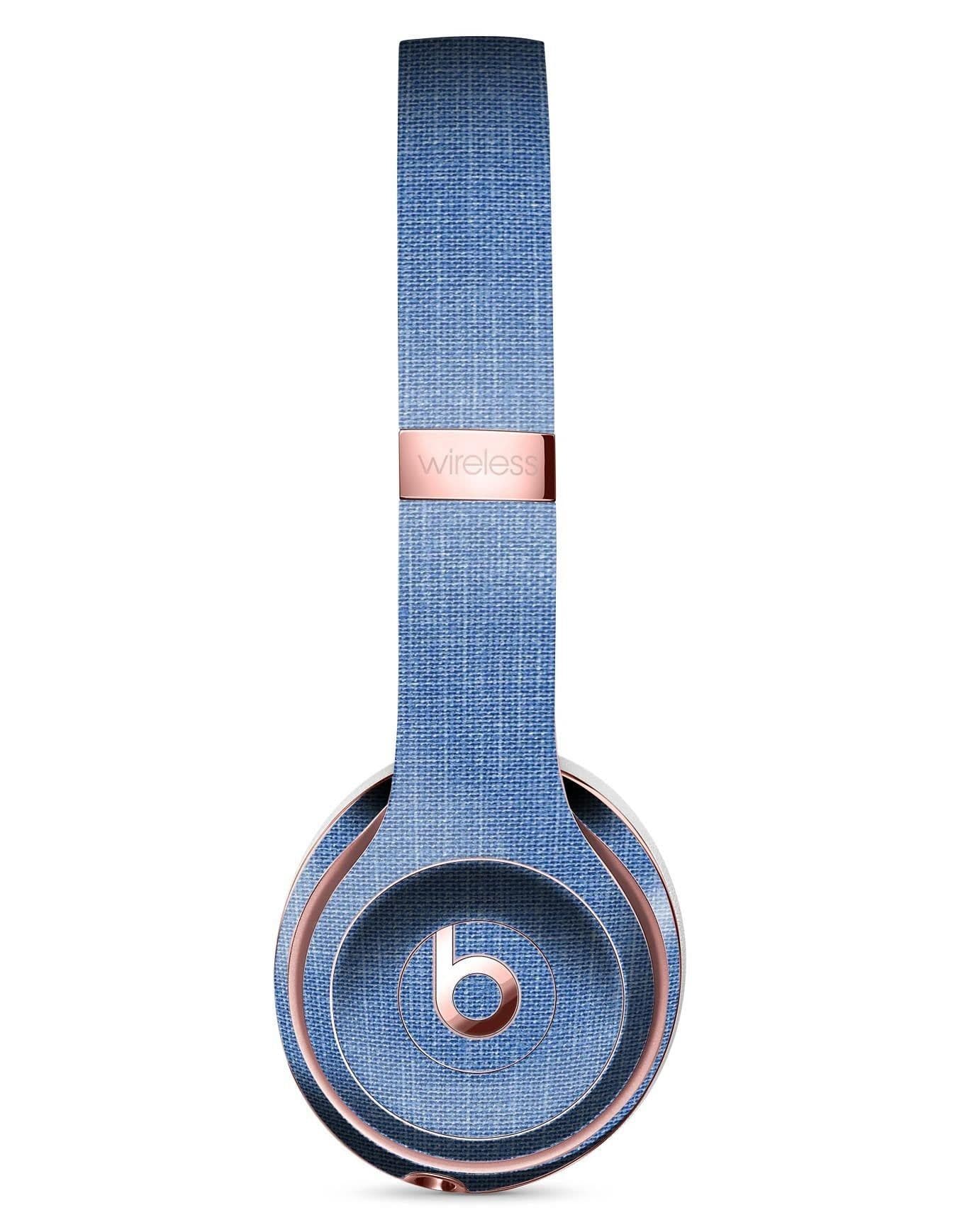image-Cobalt Scratched Fabric Surface Full-Body Skin Kit for the Beats by