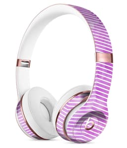 image-Clouded Purple Grunge Over White Chevron Full-Body Skin Kit for the