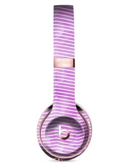 image-Clouded Purple Grunge Over White Chevron Full-Body Skin Kit for the
