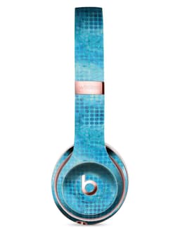 image-Blue Watercolor Polka Dots 2 Full-Body Skin Kit for the Beats by Dre