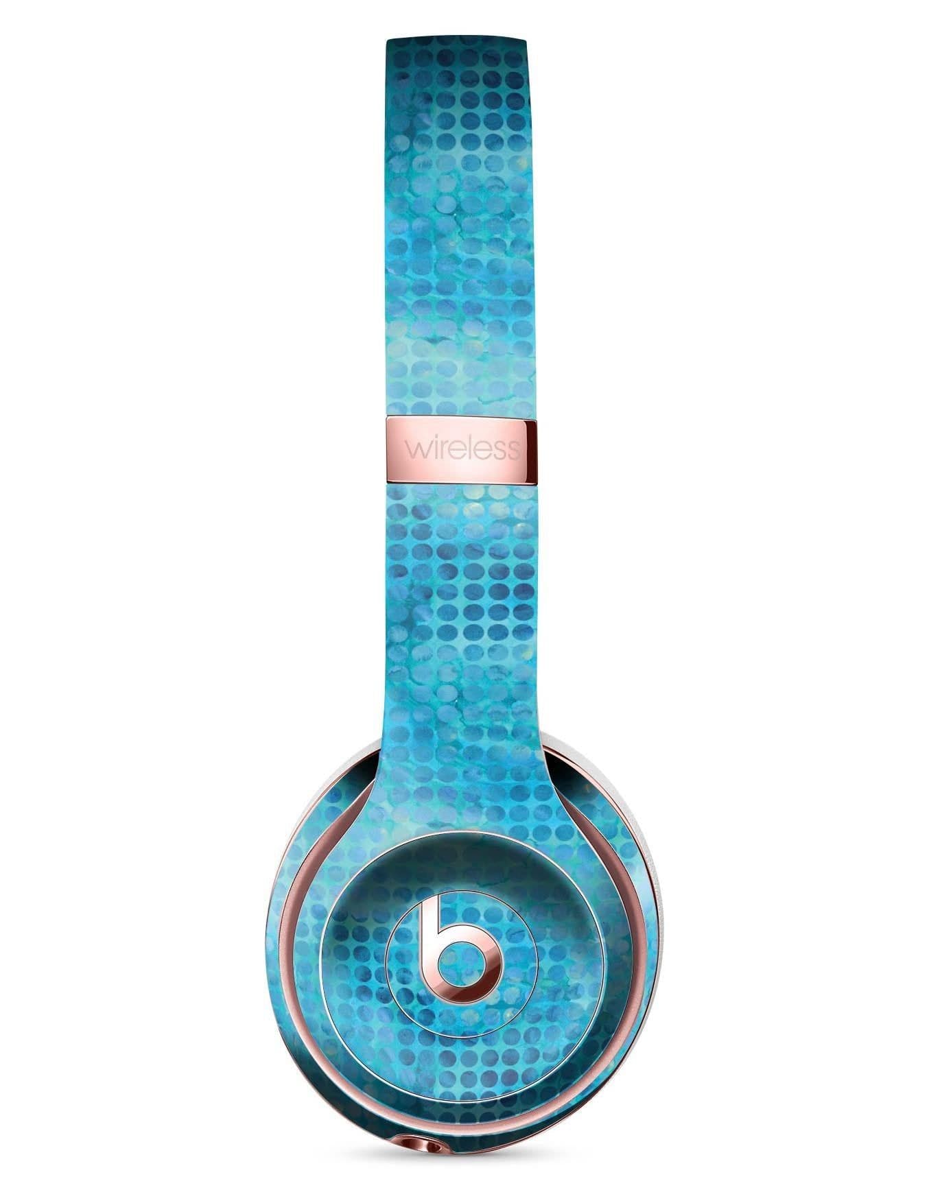 image-Blue Watercolor Polka Dots 2 Full-Body Skin Kit for the Beats by Dre