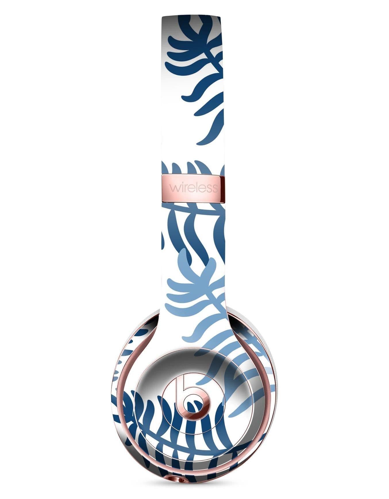 image-Whispy Leaves of Blue Full-Body Skin Kit for the Beats by Dre Solo 3