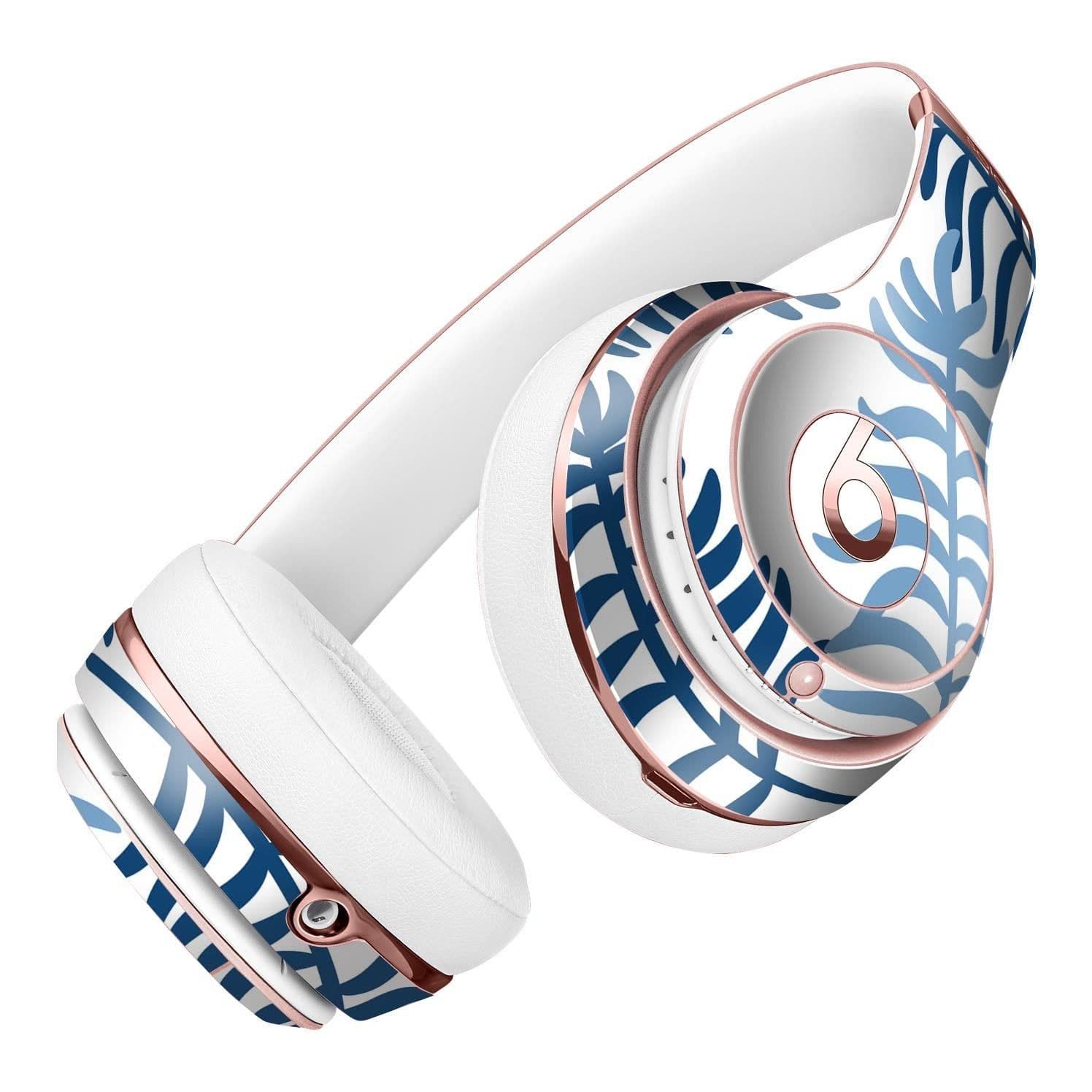image-Whispy Leaves of Blue Full-Body Skin Kit for the Beats by Dre Solo 3