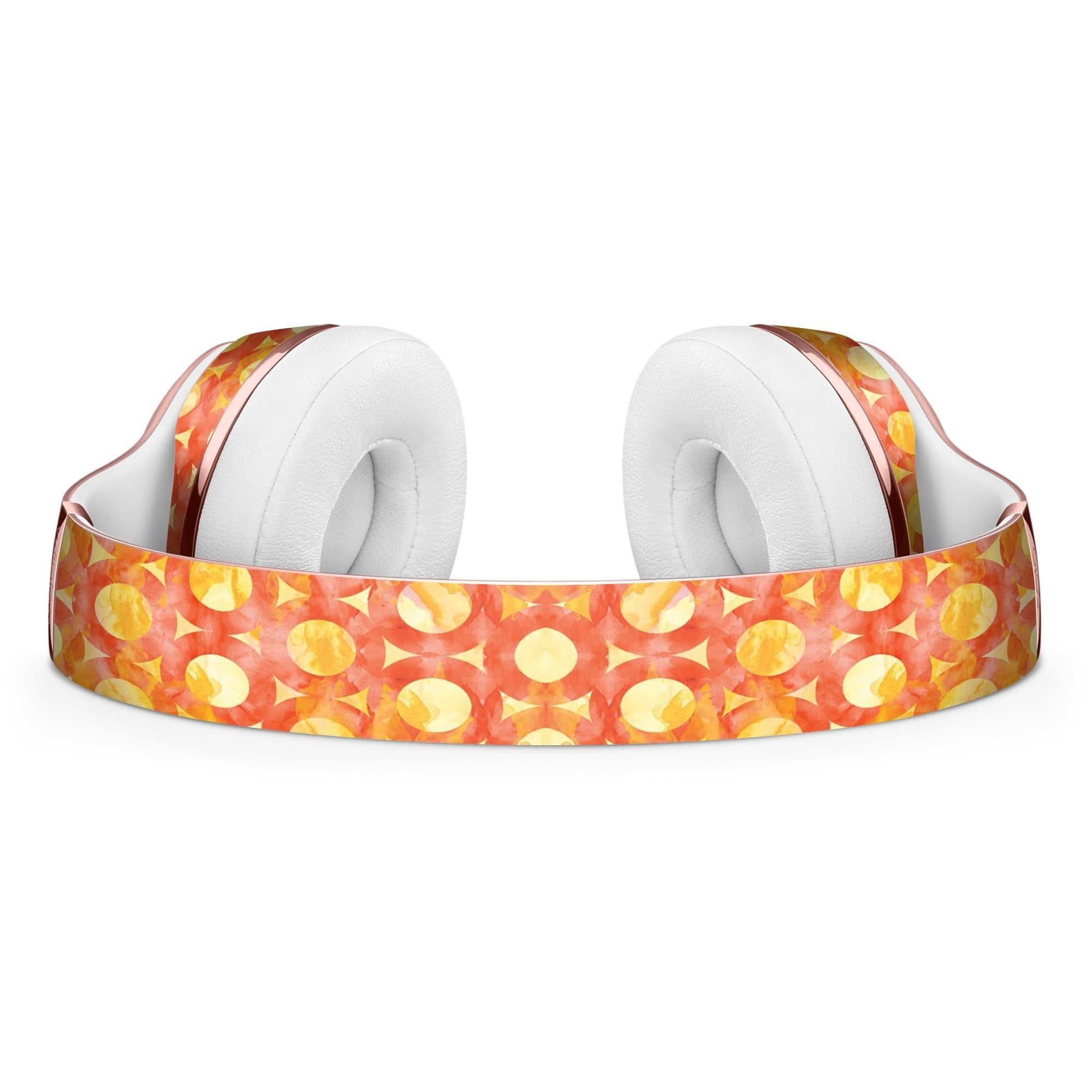 image-Orange Watercolor Ring Pattern Full-Body Skin Kit for the Beats by Dre