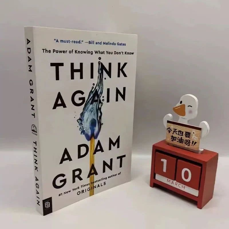 image-Think Again By Adam Grant The Power of Knowing What You Don't Know #1 Bestselling Book in English
