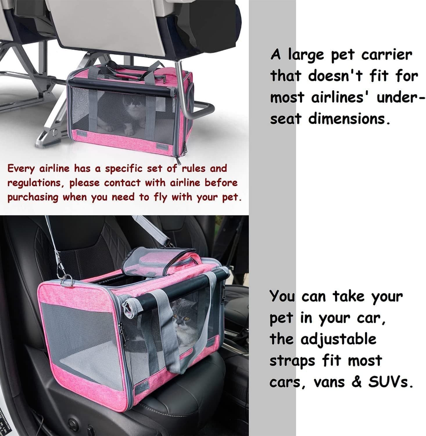 image-Spacious Soft-Sided Pet Carrier