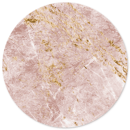 image-Wall circle marble pink - best value collection - 3 sizes