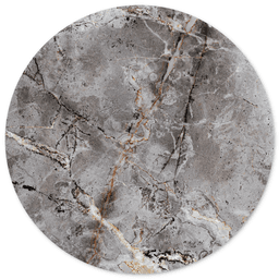 image-Wall circle marble gray - best value collection - 3 sizes