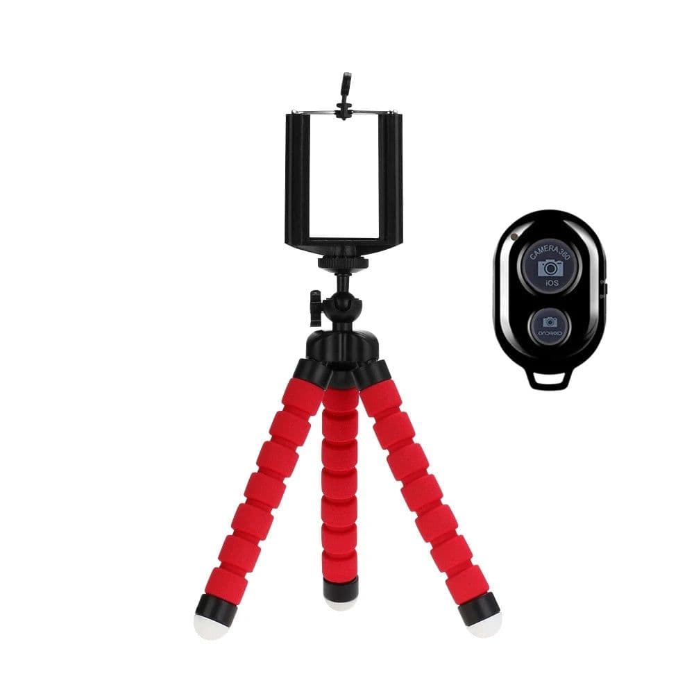 image-Tripods Tripod For Phone Mobile Camera Holder Clip Smartphone Monopod Tripe Stand Octopus Mini Tripod Stativ For Phone