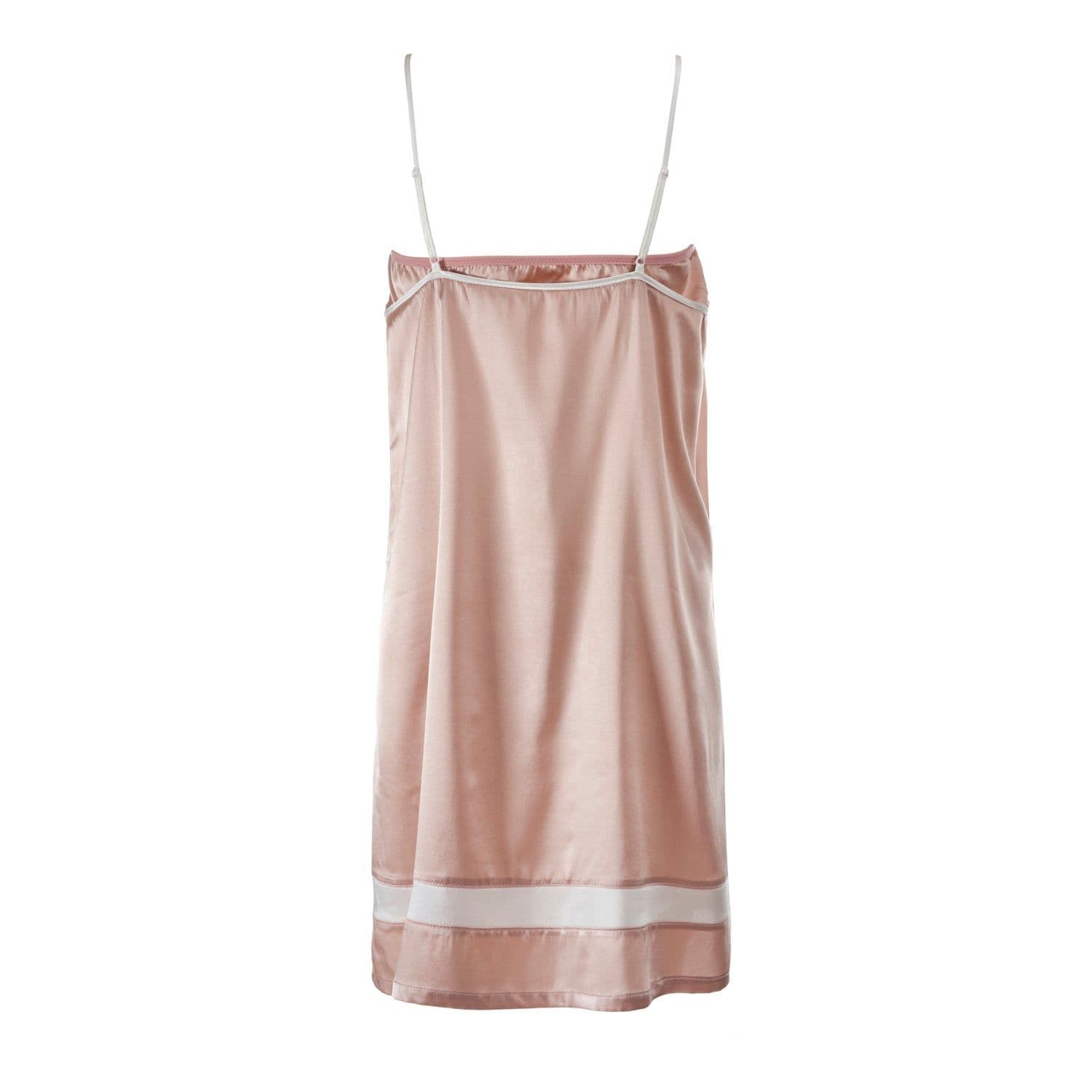image-Organic Cotton & Silk Nightdress with built-in bra