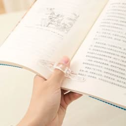 image-Thumb Book Support Acrylic Reading Book Page Finger Support Holder Bookmark Easy To Open Books Reading Assistant Tool